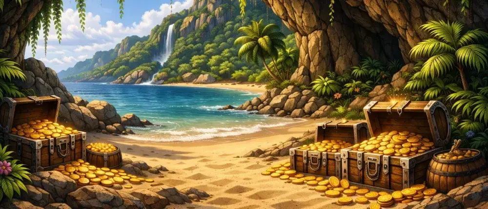 Winner Island treasure cove